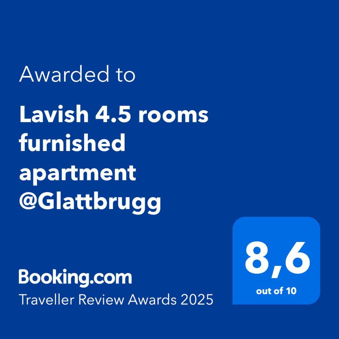 Lavish 4.5 Rooms Furnished Apartment @Glattbrugg Opfikon-Glattbrugg Bagian luar foto